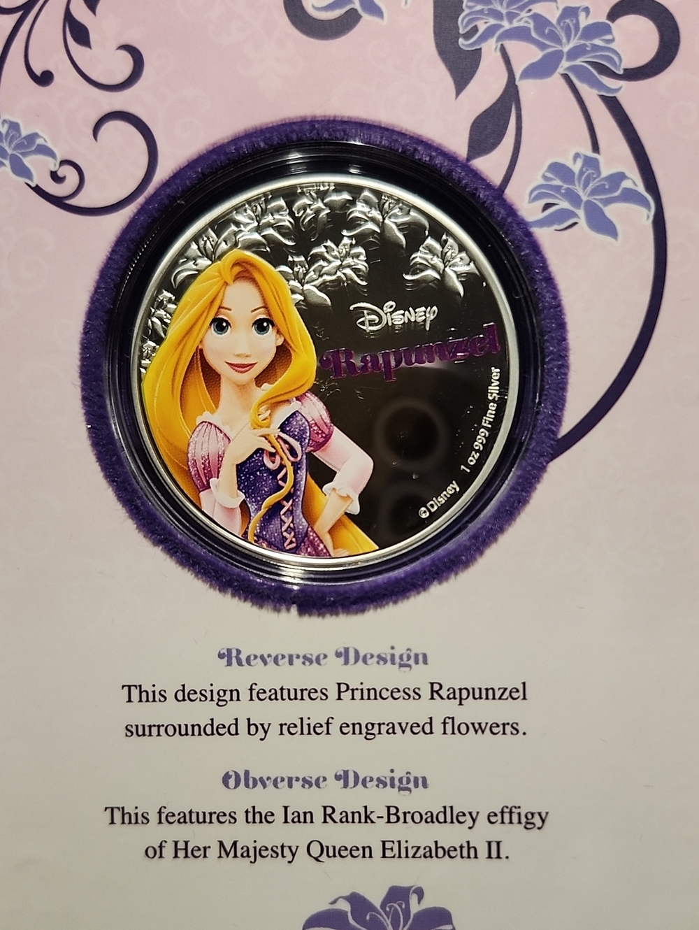 Royal Canadian Mint Coin, Disney Princess, Rapunzel